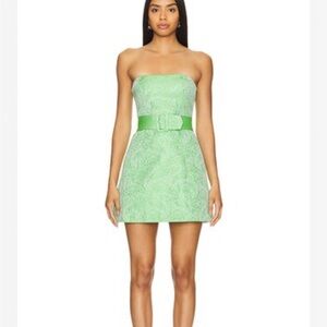 AMANDA UPRICHARD Fae Dress in Green